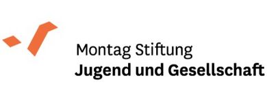 Logo Montag Stiftung Jugend und Gesellschaft orange crop